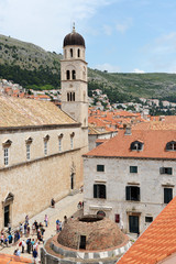 Obraz premium Picturesque view of Stradun - main street in Dubrovnik, Croatia