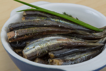 Salted anchovy