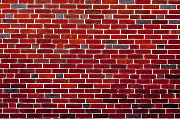 Background of red brick wall pattern texture backdrop wallpaper