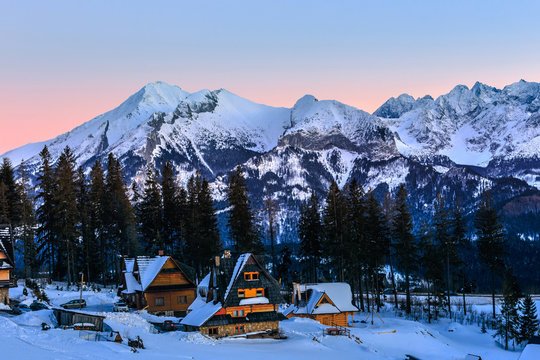 Winter Landscape Of High Tatra Mountains, Poland