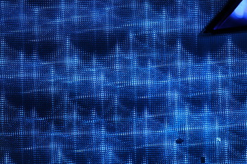 Blue lights background with copyspace