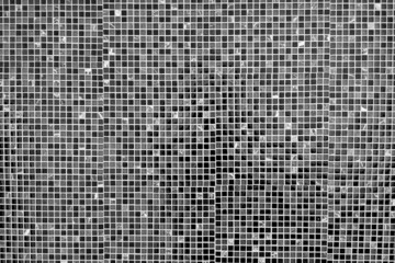 Black and grey mosaic tile background