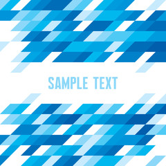 Abstract background - geometric vector pattern in blue colors.