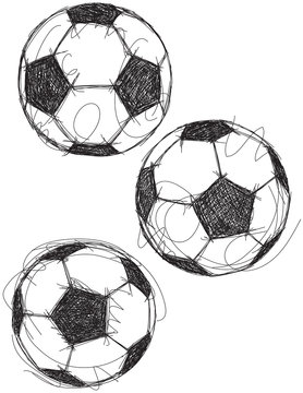 Soccer ball sketches
