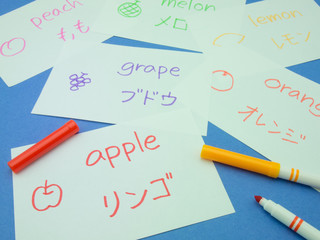 Making Language Flash Cards; Japanese