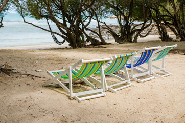Beach colorful chair