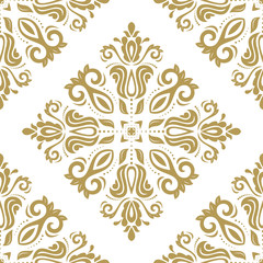 Fototapeta premium Pattern in the style of Baroque. Abstract Background