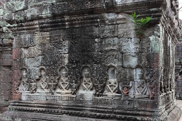 Preah Khan Temple in Angkor, Siem Reap, Cambodia