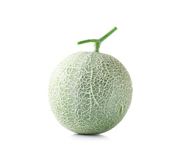 cantaloupe melon isolated on white background
