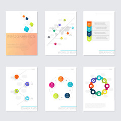 Set of Timeline Infographic Design Templates.
