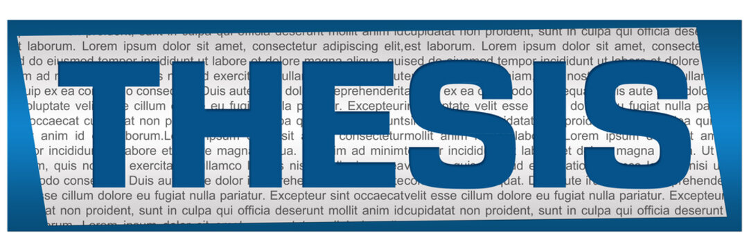 Thesis text. Thesis text