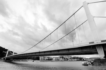 Erzsebet bridge - Erzsebet hid in Budapest, Hungary