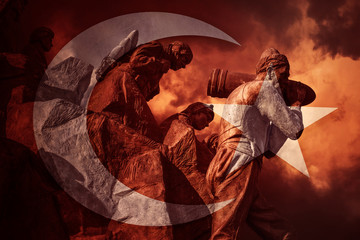 Heroic Turkish Flag