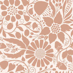 Seamless floral pattern - 81148398
