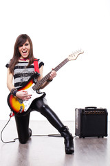 Fototapeta premium rocker woman