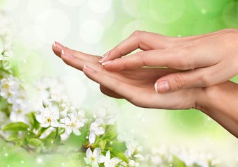 Human Hand. Manicure