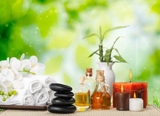 Fototapeta na wymiar Aromatherapy. Spa products