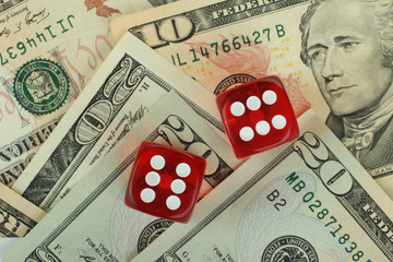 dice and money