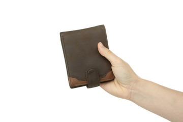 wallet in the hands
