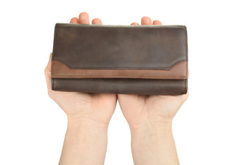wallet in the hands