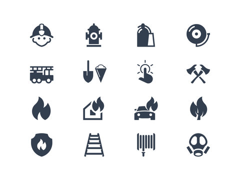 Firefighters icons