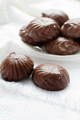 marshmallows in chocolate