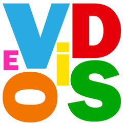 VIDEOS Icon (watch view play button media player)