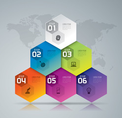 Infographics vector design template.