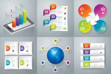 Infographics vector design template.