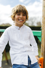 Blond child portrait