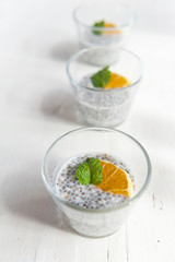 Chia seeds pudding