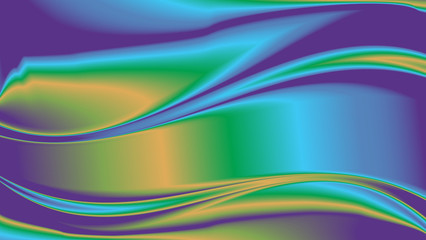 Color Wave. Vector. 3