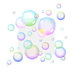 Color Soap bubbles