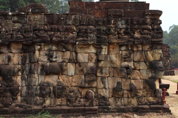 Fototapeta premium Terrace of Elephants, Angkor Thom, Siem Reap, Cambodia