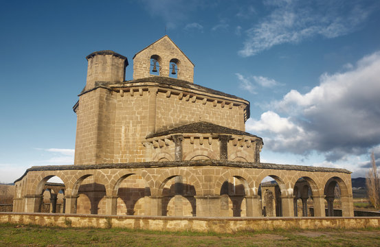 Romanesque church of Santa Mar&iacute;a de Eunate. Navarra, Spain