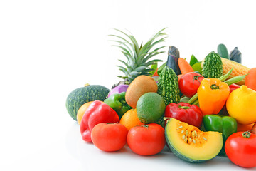 新鮮な野菜と果物