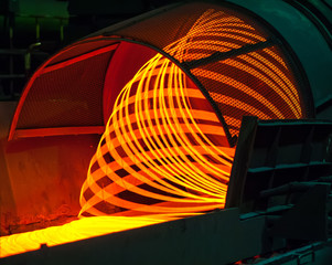 Wire Manufacturing. Metallurgy Production. © APHOTOSTUDIO