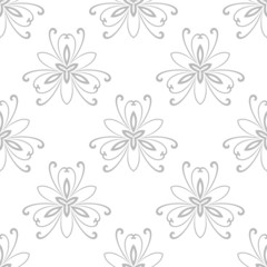 Fototapeta na wymiar Floral Seamless Vector Pattern