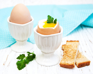 breakfast with eggs and toast