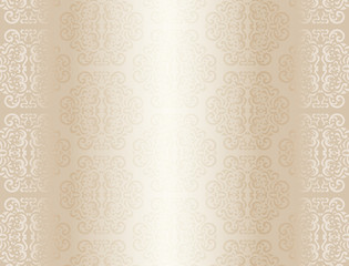 Luxury champagne background with ornament pattern © LiliWhite