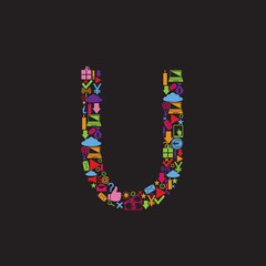 Letter U