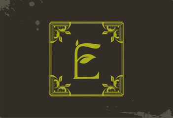 Ecologycal font logo vector illustration