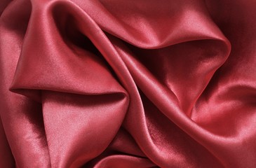 Texture red satin, silk background