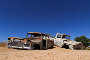 Abandoned car