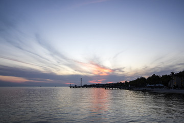 Naklejka premium Sunset on Key West Florida