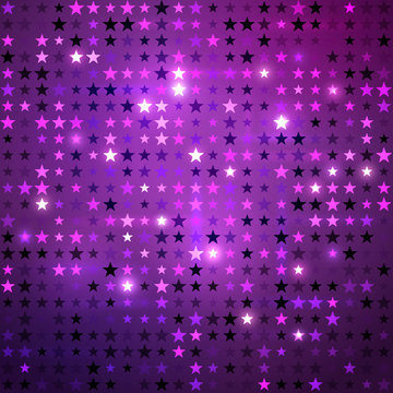 Disco background with stars.