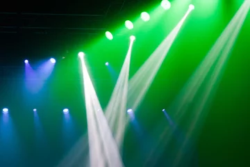 Photo sur Plexiglas Lumière et ombre Stage lights on concert.