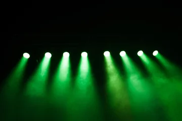 Poster Lumière et ombre Stage lights on concert.
