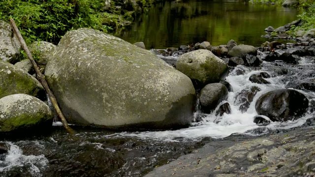 Waterfall in Lamington National Park on the New South Wales.