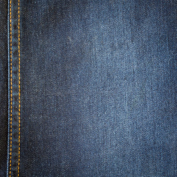 Close up jeans background and texture with space